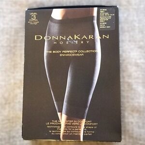 Donna Karan Hosiery The Body Perfect Collection Enhancewear Mid-Thigh Small